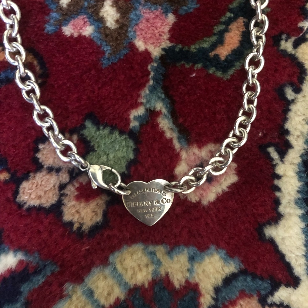 Tiffany & Co Heart Chain Necklace